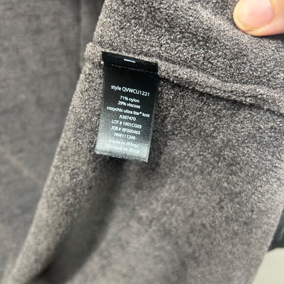 Barefoot Dreams CozyChic Ultra Lite Hooded Cardigan With Pockets Charcoal Gray S - Picture 4 of 8